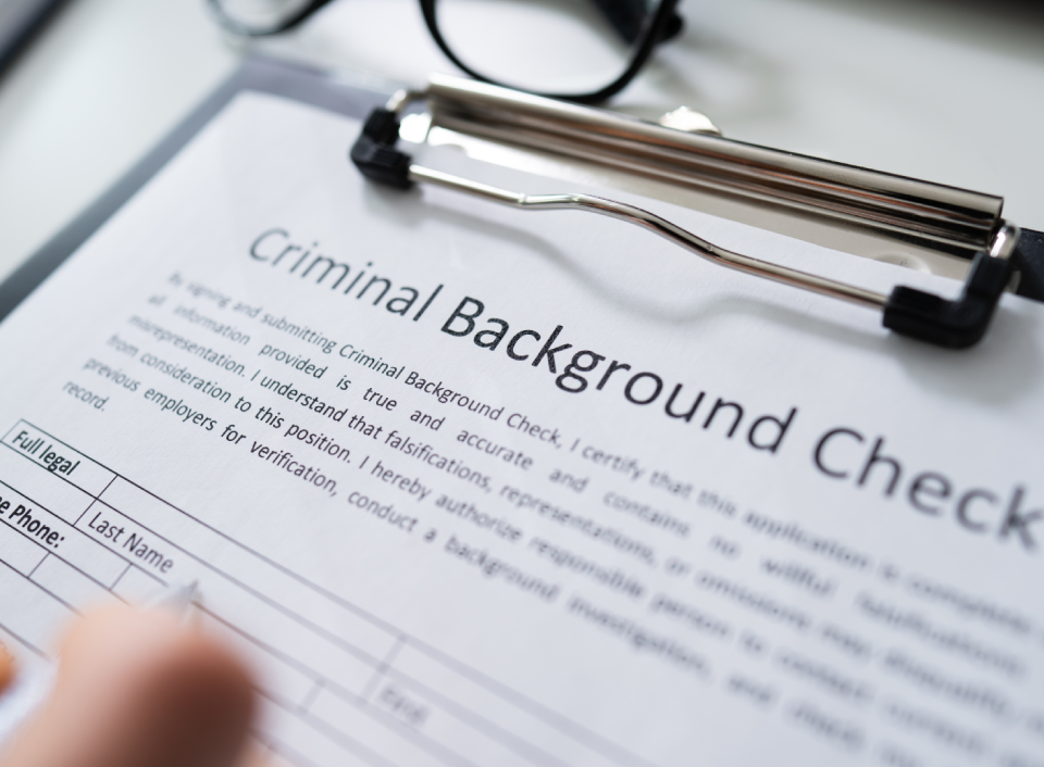 criminal background record check