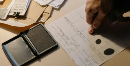 Taking fingers and then needed criminal record expungement