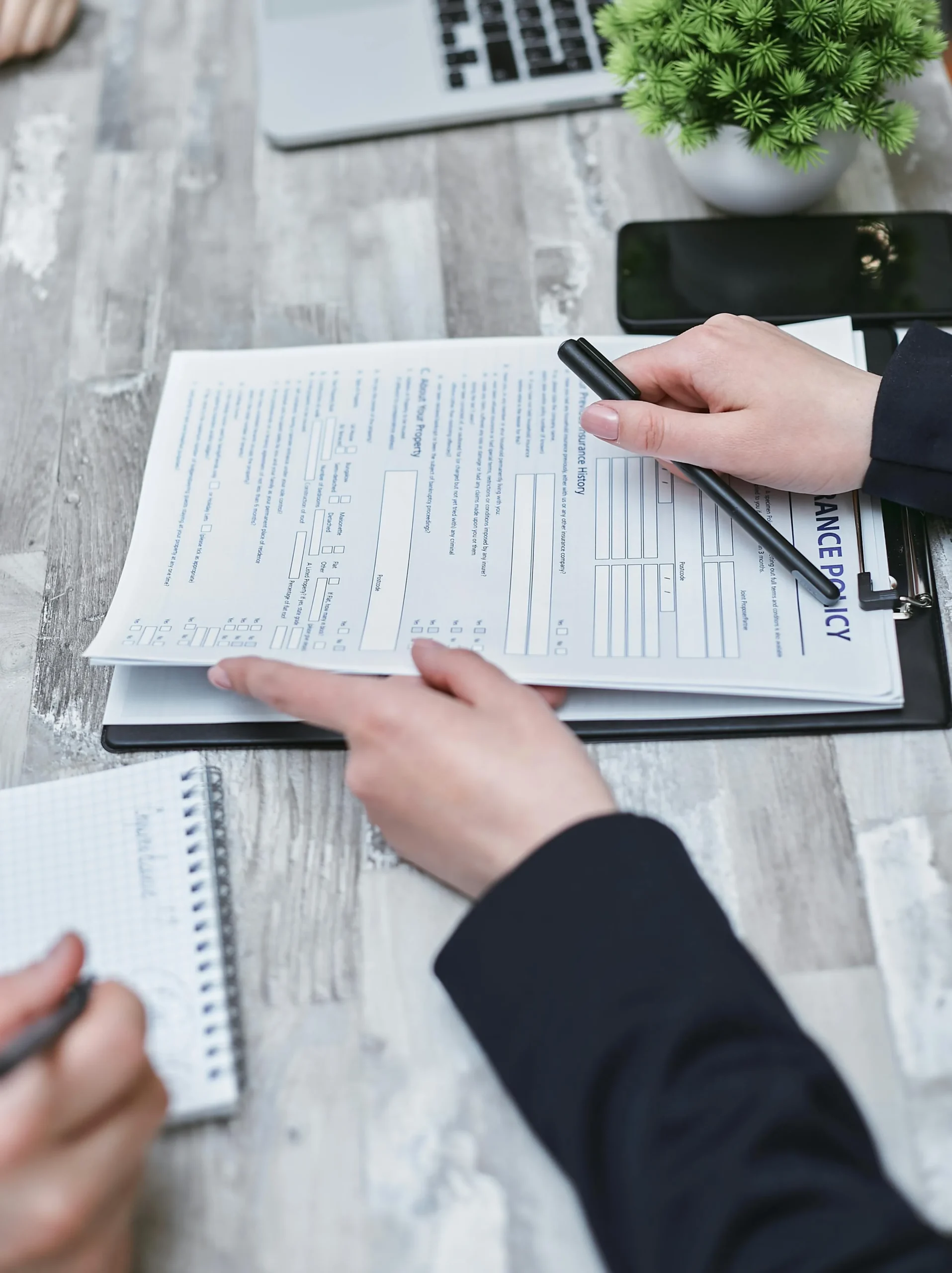 Filling out a Police Clearance Certificate