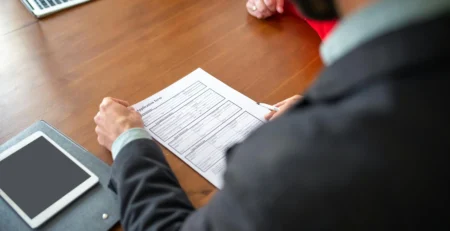 filling out a Apostille Police Clearance