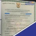 driver’s licence confirmation letter South Africa