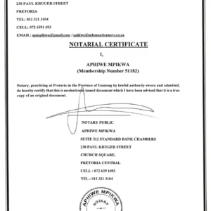Notary Services (South Africa)
